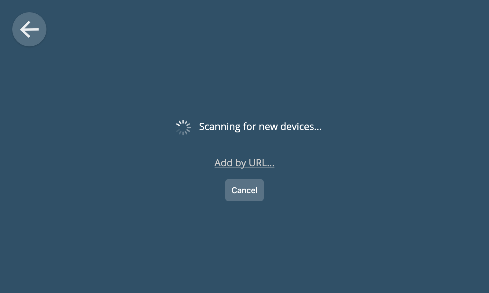 A screenshot showing the Add Thing screen with the Add by URL link